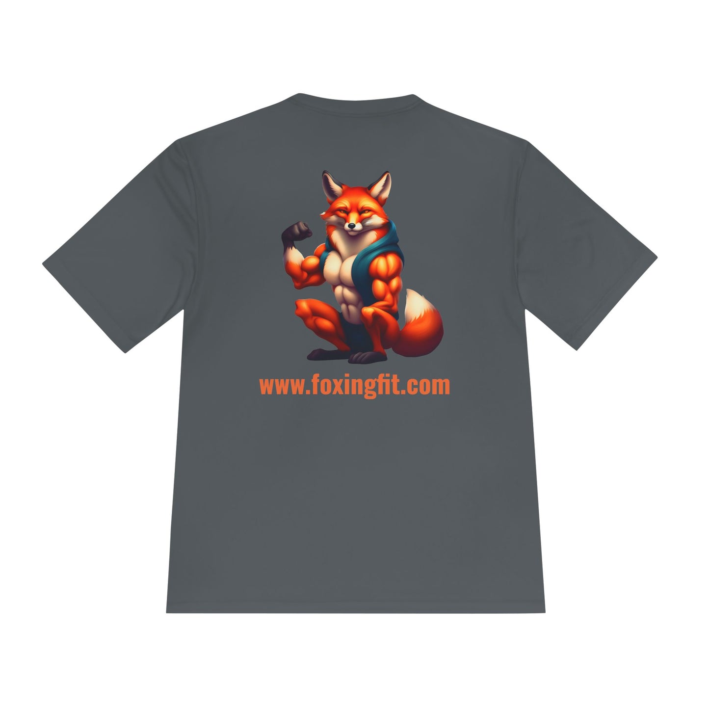 Unisex Dry-Fit T-shirt β Calisthenic Fox Editie ποΈββοΈπ₯