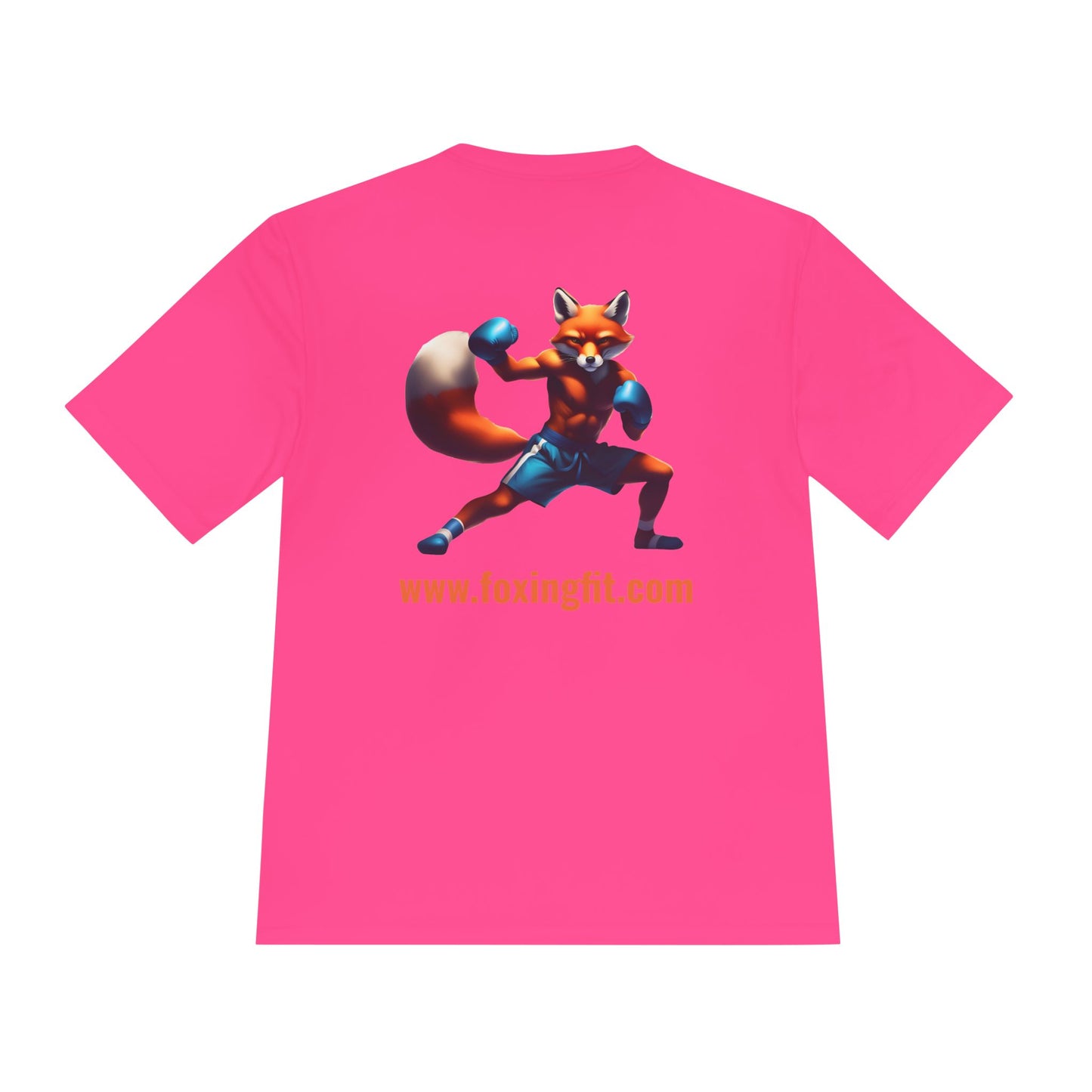Unisex Dry-Fit T-shirt – Kickboxing Fox Editie 🦊🥊