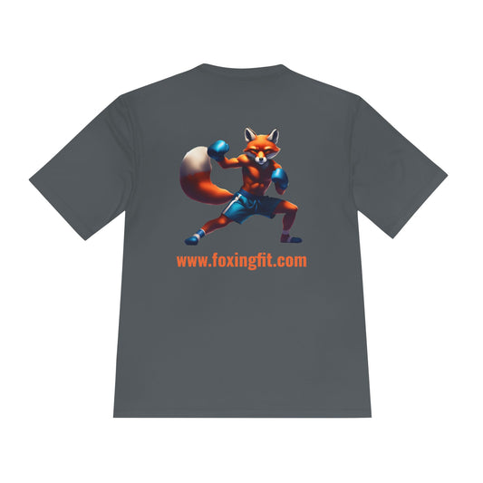 Unisex Dry-Fit T-shirt – Kickboxing Fox Editie 🦊🥊