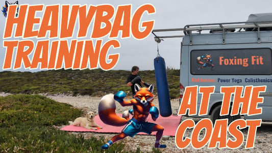 Kickboxing Heavybag Training #5 - Praia De Rei Cortico - Portugal - Foxing Fit - [1 hour]