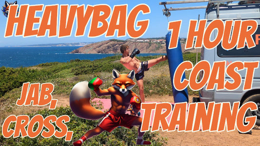 Kickboxing Heavybag Training #7 - Praia De Salir Do Porto - Portugal - Foxing Fit - [1 hour]