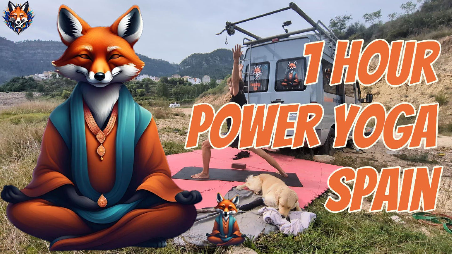 Power Yoga lesson #3 - Montanajos - Spain - Foxing Fit - [1 hour]